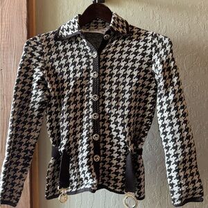 Vintage Houndstooth Jacket and Skirt